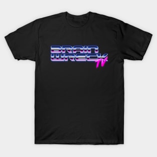 80s Retrowave Brain Wreck TV T-Shirt